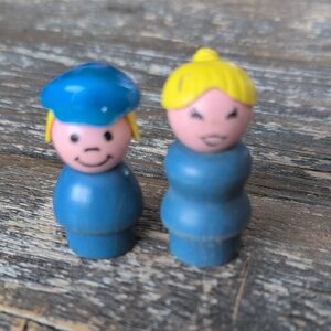 Vintage Fisher Price Little People Wooden